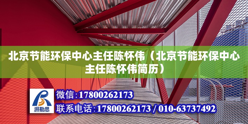 北京節能環保中心主任陳懷偉（北京節能環保中心主任陳懷偉簡歷）