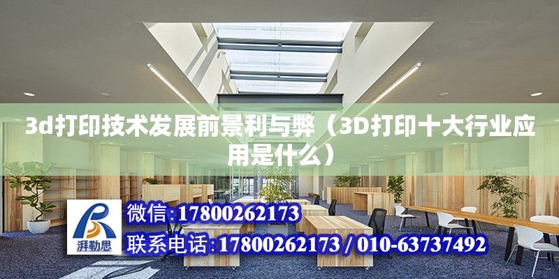 3d打印技術發展前景利與弊（3D打印十大行業應用是什么）