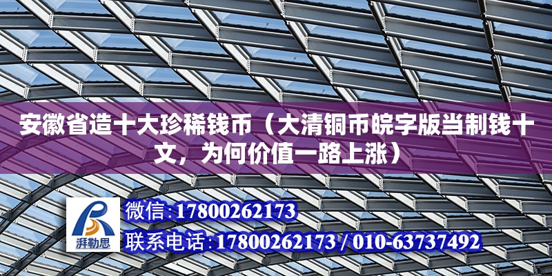 安徽省造十大珍稀錢幣（大清銅幣皖字版當制錢十文，為何價值一路上漲）