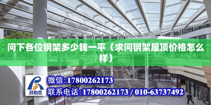 問下各位鋼架多少錢一平（求問鋼架屋頂價格怎么樣） 鋼結構網架設計