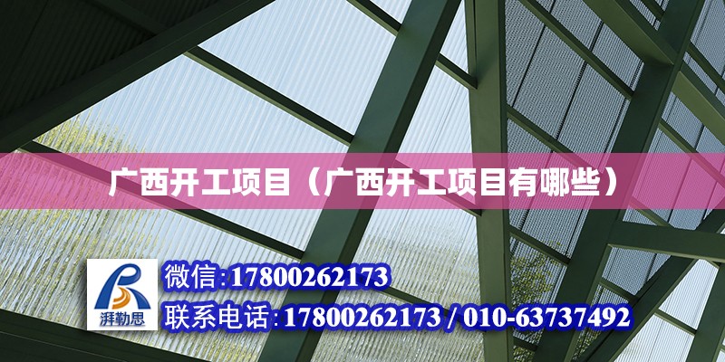 廣西開工項目（廣西開工項目有哪些） 鋼結構網架設計