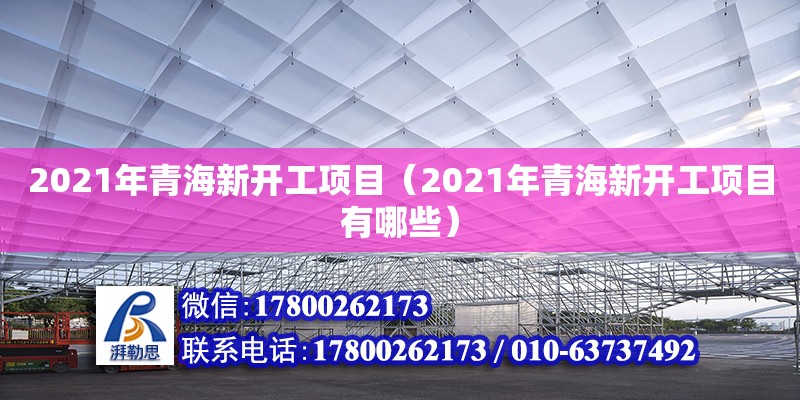 2021年青海新開工項目（2021年青海新開工項目有哪些）