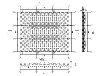 網架結構圖紙（什么是網架結構圖紙） 結構工業裝備設計 第1張