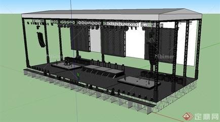 舞臺鋼構搭建設計圖紙