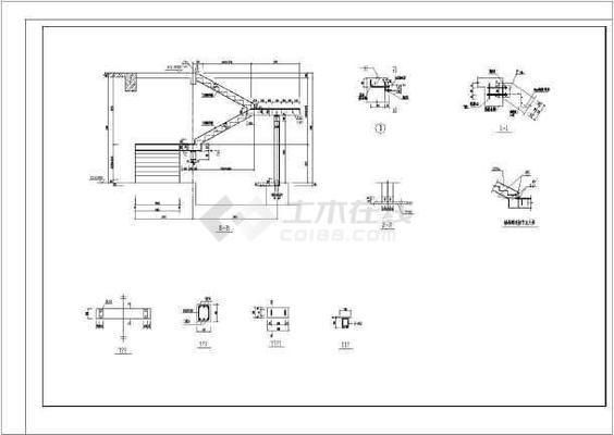 鋼結構樓梯做法大樣圖（鋼結構樓梯做法的大樣圖）