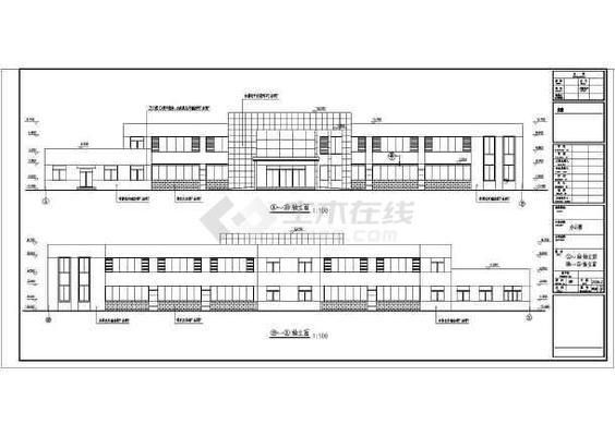 鋼結構二層辦公樓效果圖